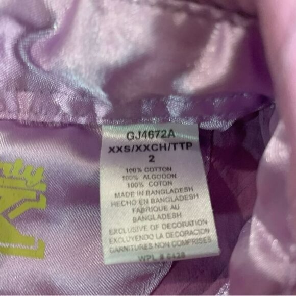 Wrangler Twenty X girls purple western cowgirl button down long sleeve shirt -2T - Picture 4 of 6